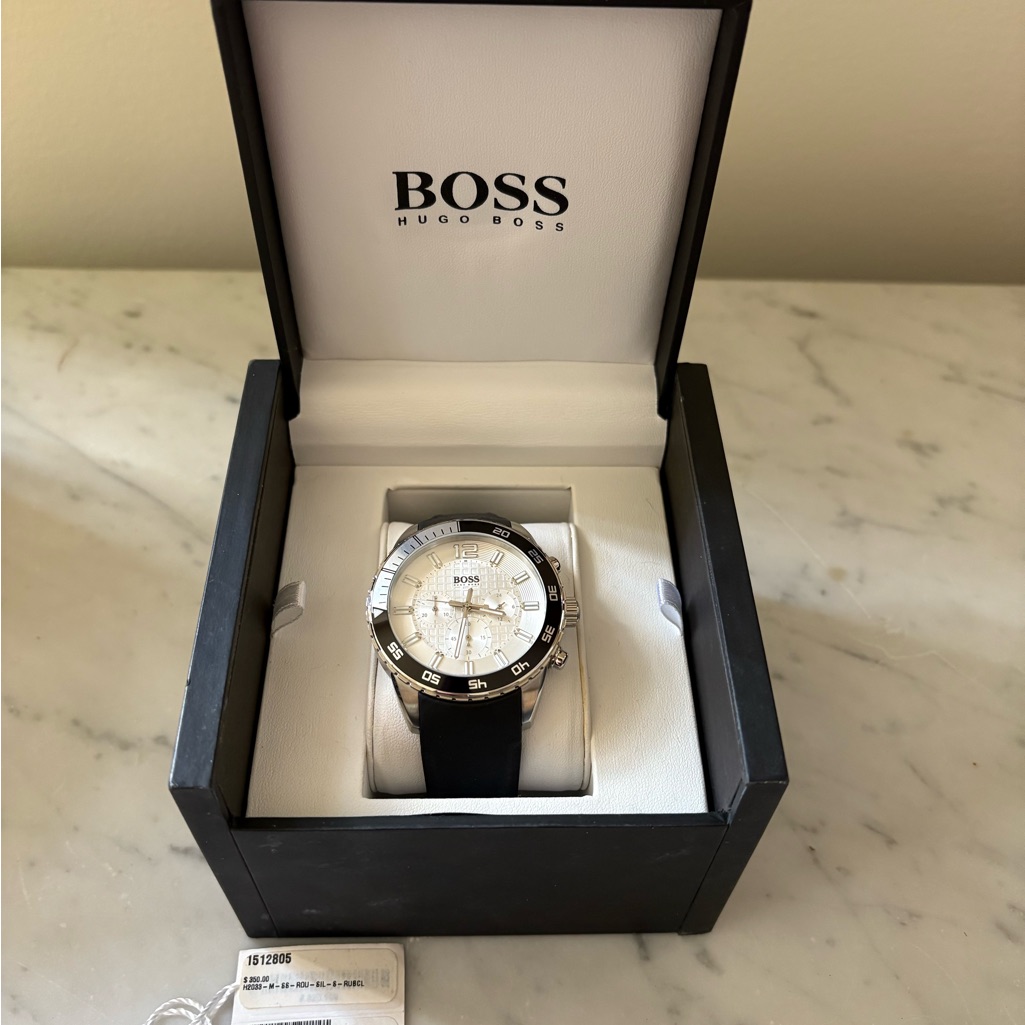 Hugo Boss Black And Silver Timepiece